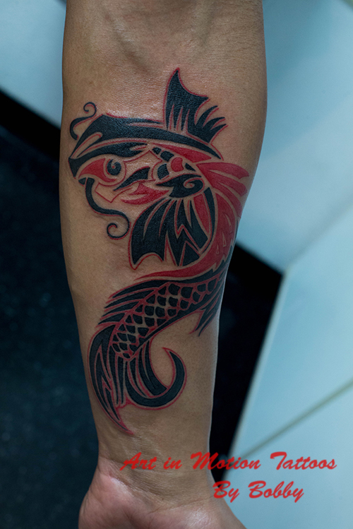  - tribal Koi